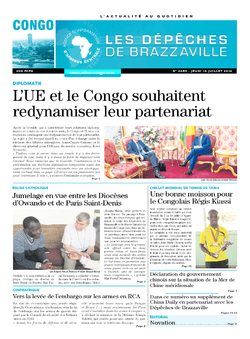 Les Dépêches de Brazzaville : Édition brazzaville du 14 juillet 2016