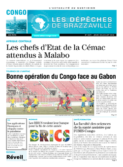 Les Dépêches de Brazzaville : Édition brazzaville du 28 juillet 2016