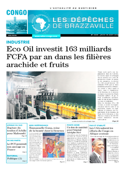 Les Dépêches de Brazzaville : Édition brazzaville du 18 août 2016