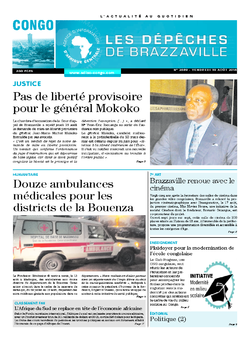Les Dépêches de Brazzaville : Édition brazzaville du 19 août 2016