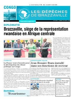 Les Dépêches de Brazzaville : Édition brazzaville du 22 août 2016