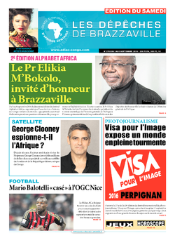 Les Dépêches de Brazzaville : Édition du 6e jour du 03 septembre 2016