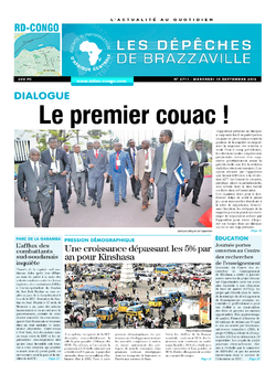 Les Dépêches de Brazzaville : Édition kinshasa du 14 septembre 2016