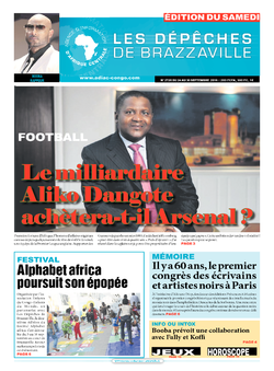 Les Dépêches de Brazzaville : Édition du 6e jour du 24 septembre 2016