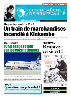 Les Dépêches de Brazzaville : Édition du 6e jour du 01 octobre 2016