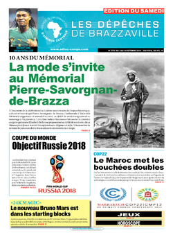 Les Dépêches de Brazzaville : Édition du 6e jour du 08 octobre 2016