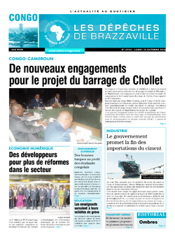 Les Dépêches de Brazzaville : Édition brazzaville du 10 octobre 2016