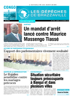 Les Dépêches de Brazzaville : Édition brazzaville du 13 octobre 2016