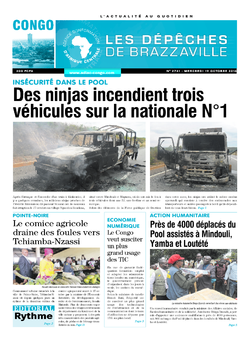 Les Dépêches de Brazzaville : Édition brazzaville du 19 octobre 2016