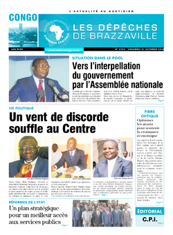 Les Dépêches de Brazzaville : Édition brazzaville du 21 octobre 2016