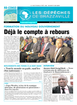 Les Dépêches de Brazzaville : Édition kinshasa du 04 novembre 2016