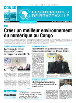 Les Dépêches de Brazzaville : Édition brazzaville du 24 novembre 2016