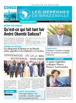 Les Dépêches de Brazzaville : Édition brazzaville du 25 novembre 2016