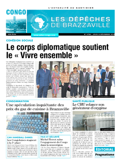 Les Dépêches de Brazzaville : Édition brazzaville du 08 décembre 2016