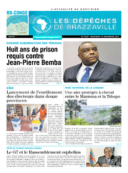 Les Dépêches de Brazzaville : Édition kinshasa du 14 décembre 2016