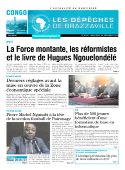 Les Dépêches de Brazzaville : Édition brazzaville du 28 décembre 2016