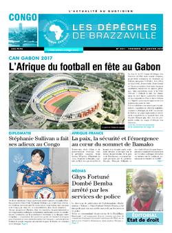 Les Dépêches de Brazzaville : Édition brazzaville du 13 janvier 2017