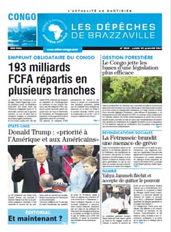 Les Dépêches de Brazzaville : Édition brazzaville du 23 janvier 2017