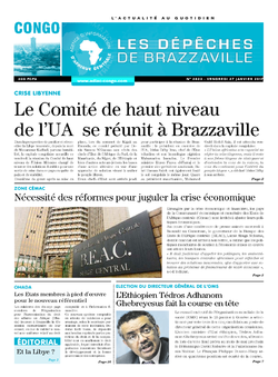Les Dépêches de Brazzaville : Édition brazzaville du 27 janvier 2017