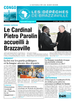 Les Dépêches de Brazzaville : Édition brazzaville du 02 février 2017