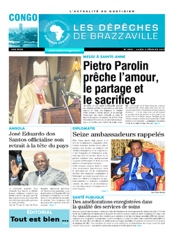 Les Dépêches de Brazzaville : Édition brazzaville du 06 février 2017
