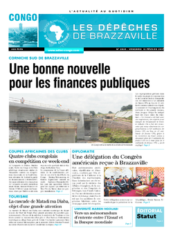 Les Dépêches de Brazzaville : Édition brazzaville du 10 février 2017