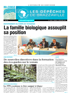 Les Dépêches de Brazzaville : Édition kinshasa du 14 février 2017