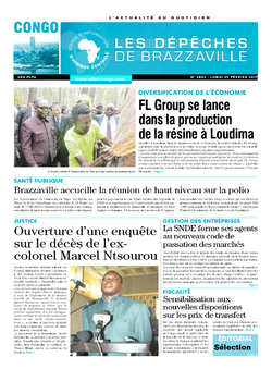 Les Dépêches de Brazzaville : Édition brazzaville du 20 février 2017