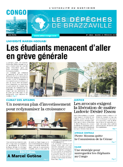 Les Dépêches de Brazzaville : Édition brazzaville du 21 février 2017