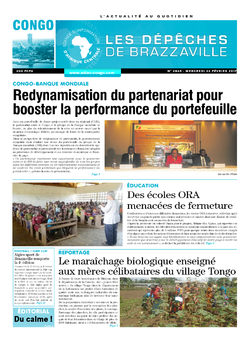 Les Dépêches de Brazzaville : Édition brazzaville du 22 février 2017