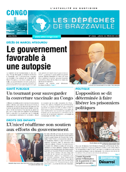 Les Dépêches de Brazzaville : Édition brazzaville du 23 février 2017