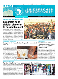 Les Dépêches de Brazzaville : Édition kinshasa du 24 février 2017