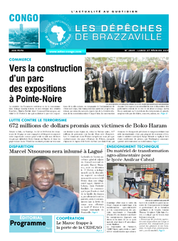 Les Dépêches de Brazzaville : Édition brazzaville du 27 février 2017