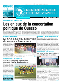 Les Dépêches de Brazzaville : Édition brazzaville du 28 février 2017