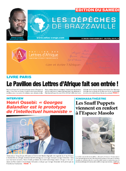 Les Dépêches de Brazzaville : Édition du 6e jour du 18 mars 2017