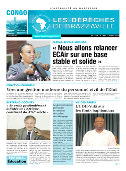 Les Dépêches de Brazzaville : Édition brazzaville du 21 mars 2017