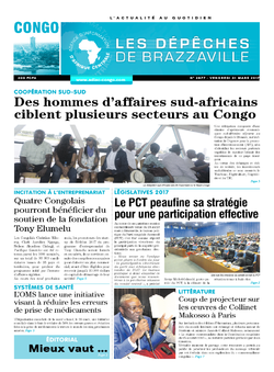 Les Dépêches de Brazzaville : Édition brazzaville du 31 mars 2017