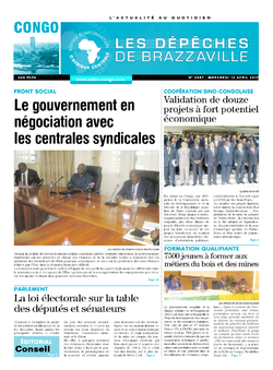 Les Dépêches de Brazzaville : Édition brazzaville du 12 avril 2017