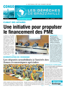 Les Dépêches de Brazzaville : Édition brazzaville du 14 avril 2017