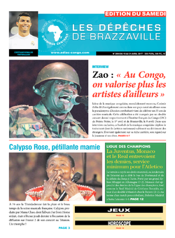 Les Dépêches de Brazzaville : Édition du 6e jour du 15 avril 2017