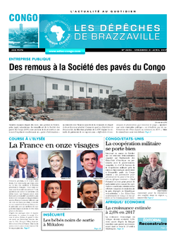 Les Dépêches de Brazzaville : Édition brazzaville du 21 avril 2017