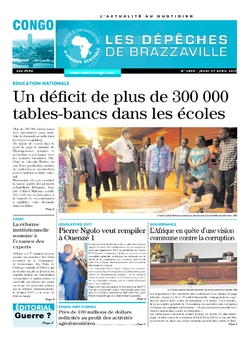 Les Dépêches de Brazzaville : Édition brazzaville du 27 avril 2017