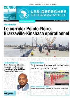 Les Dépêches de Brazzaville : Édition brazzaville du 02 mai 2017