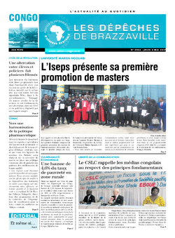 Les Dépêches de Brazzaville : Édition brazzaville du 04 mai 2017