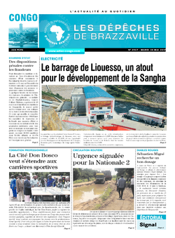 Les Dépêches de Brazzaville : Édition brazzaville du 30 mai 2017