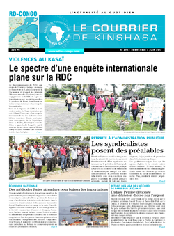 Les Dépêches de Brazzaville : Édition brazzaville du 07 juin 2017