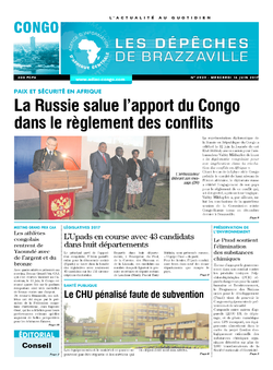 Les Dépêches de Brazzaville : Édition brazzaville du 14 juin 2017