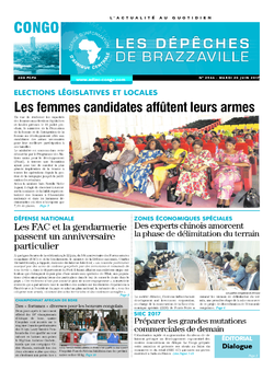 Les Dépêches de Brazzaville : Édition brazzaville du 20 juin 2017