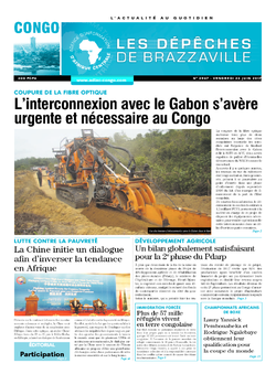 Les Dépêches de Brazzaville : Édition brazzaville du 23 juin 2017