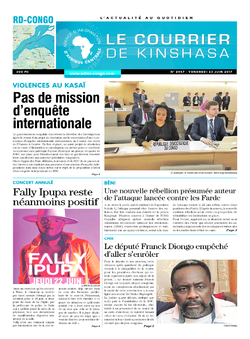 Les Dépêches de Brazzaville : Édition brazzaville du 23 juin 2017